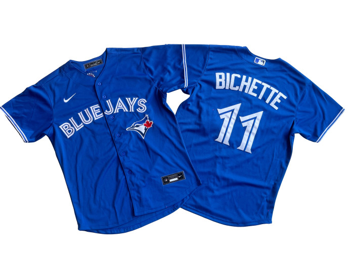 Toronto Blue Jays Jersey Dark Blue Fan Version NO.11 BICHETTE