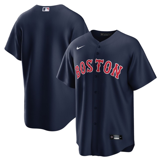 Boston Red Sox Home Jersey Blue replica NO Number