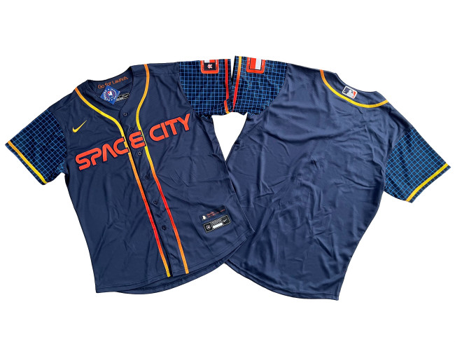 Houston Astros Limited Jersey Blue City Version NO Number