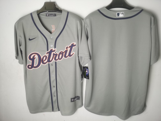 Detroit Tigers Jersey Grey Fan Version NO Number