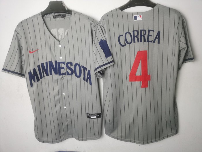 Minnesota Twins Limited Jersey Grey Fan Version NO.4 CORREA