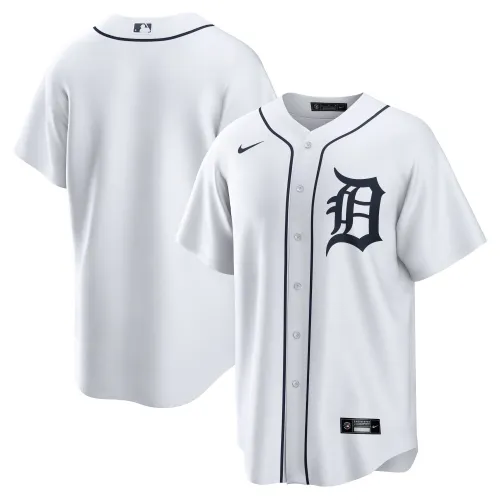 Detroit Tigers Jersey White Fan Version NO Number