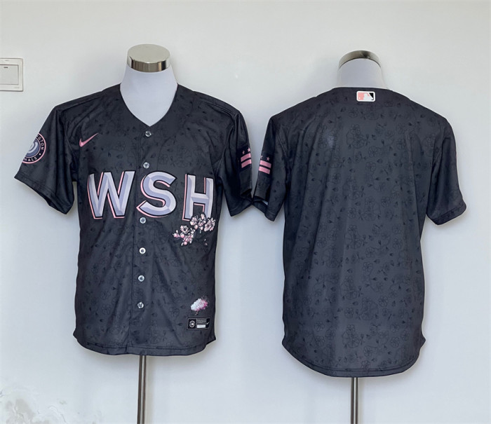 Washington Nationals Jersey Black Fan Version NO Number