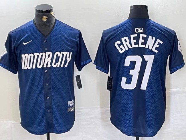Detroit Tigers Jersey Blue Fan Version NO.31 GREENE