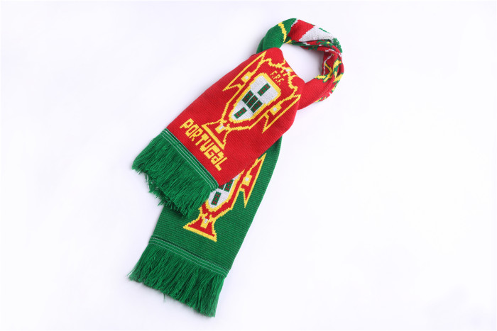 Plush custom football club tassel scarf souvenir