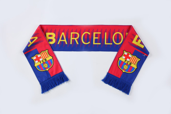 Plush custom football club tassel scarf souvenir