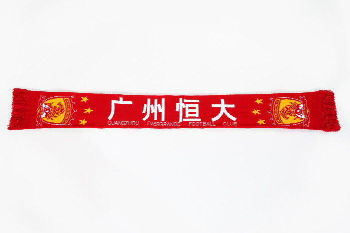 Chinese Super League Knitted Football Club Scarf Plush Souvenir