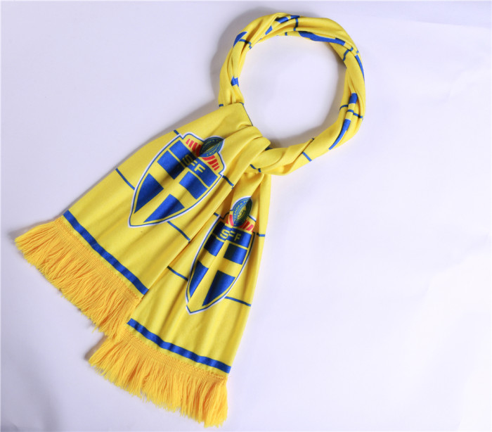 European Cup football plush custom tassel scarf souvenir