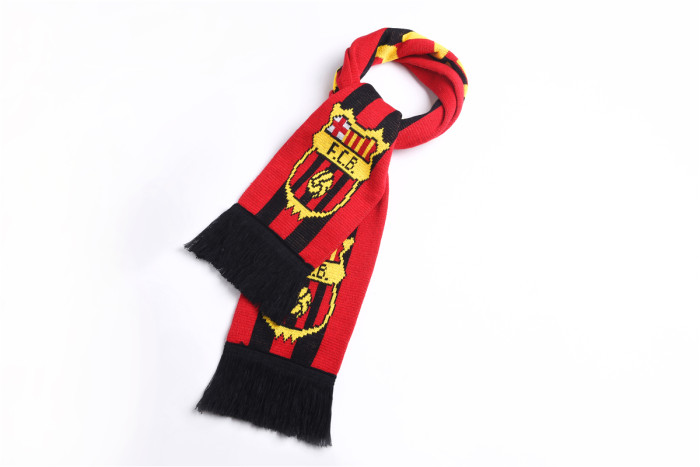 Plush custom football club tassel scarf souvenir
