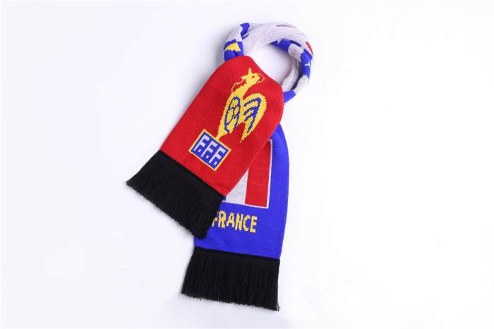 Plush custom football club tassel scarf souvenir
