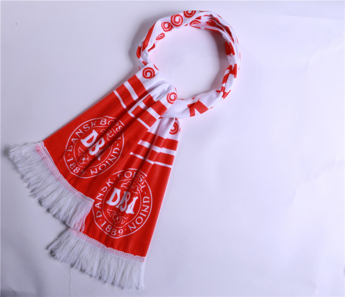 European Cup football plush custom tassel scarf souvenir