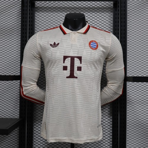 Bayern Munich Third Player Long Sleeve Jersey 24/25