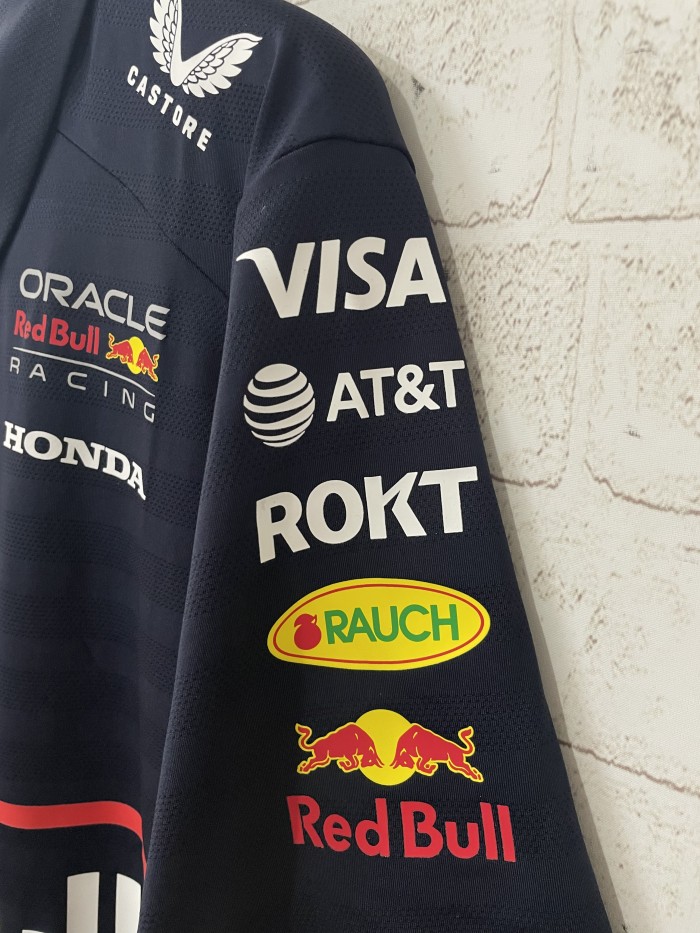 2025 Red Bull Racing Polo shirt Dark Blue NO Number