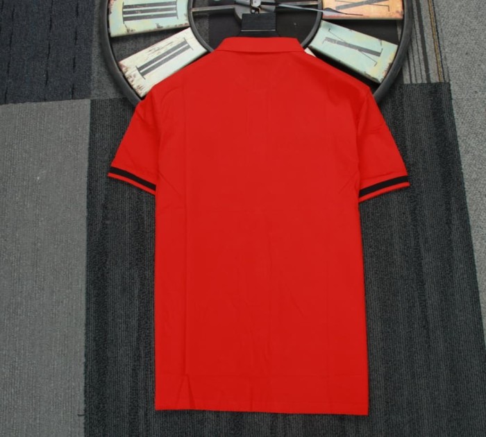 Ferrari Racing Polo Shirt Lycra Logo Red NO Number