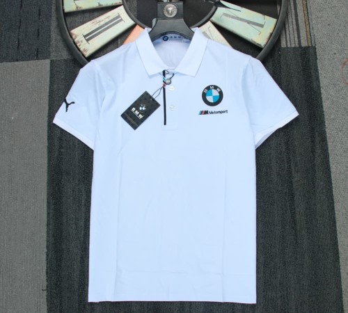 BMW Motorsport Polo Shirt White NO Number