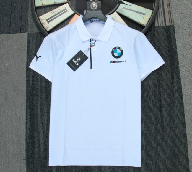 BMW Motorsport Polo Shirt White NO Number