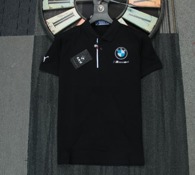 BMW Motorsport Polo Shirt Black NO Number