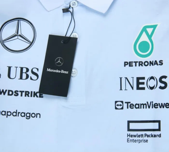 2024 Mercedes AMG Petronas Polo Shirt White