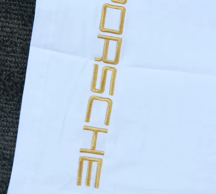 Porsche Crest Polo Shirt White