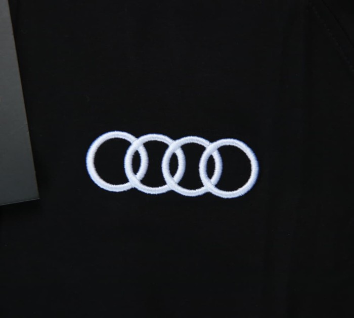 Audi Racing Polo Shirt Audi logo Black NO Number