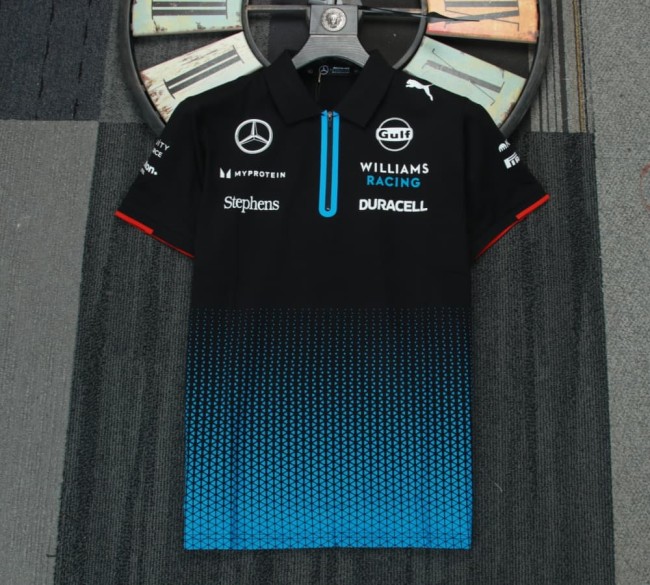 2024 Williams Racing Polo Shirt Dark Blue NO Number