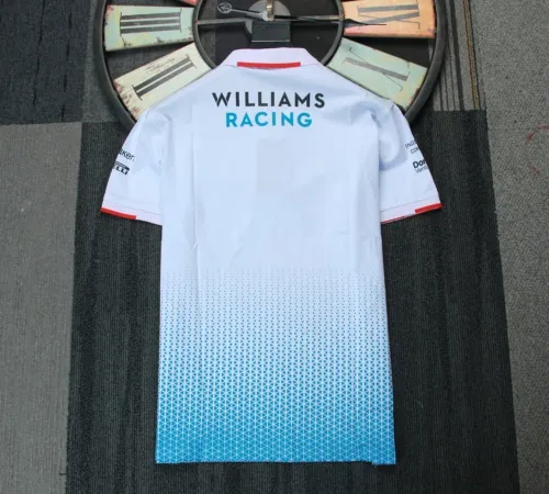 2024 Williams Racing Polo Shirt Blue Marine NO Number