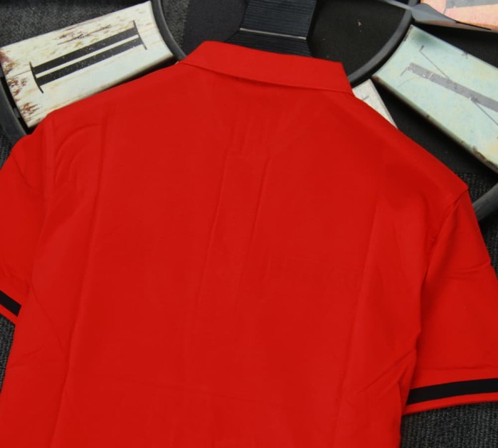 Ferrari Racing Polo Shirt Lycra Logo Red NO Number