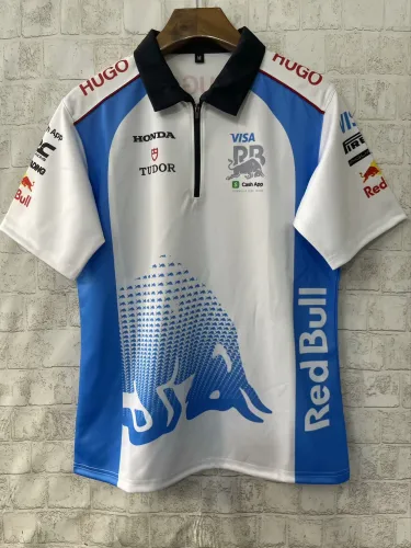 2025 Red Bull Racing Polo shirt Colour-blocked fanwear NO Number