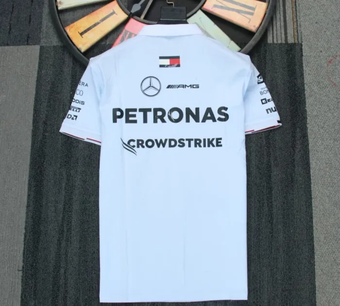 2024 Mercedes AMG Petronas Polo Shirt White
