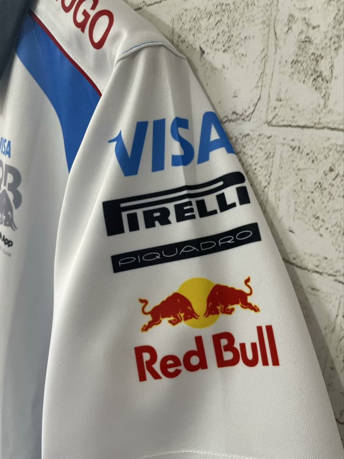 2025 Red Bull Racing Polo shirt Colour-blocked fanwear NO Number