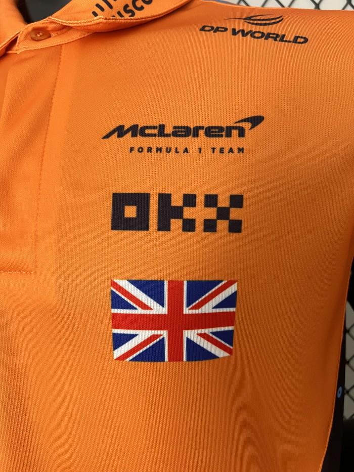 McLaren Polo Shirt Orange NO.4 NORRIS