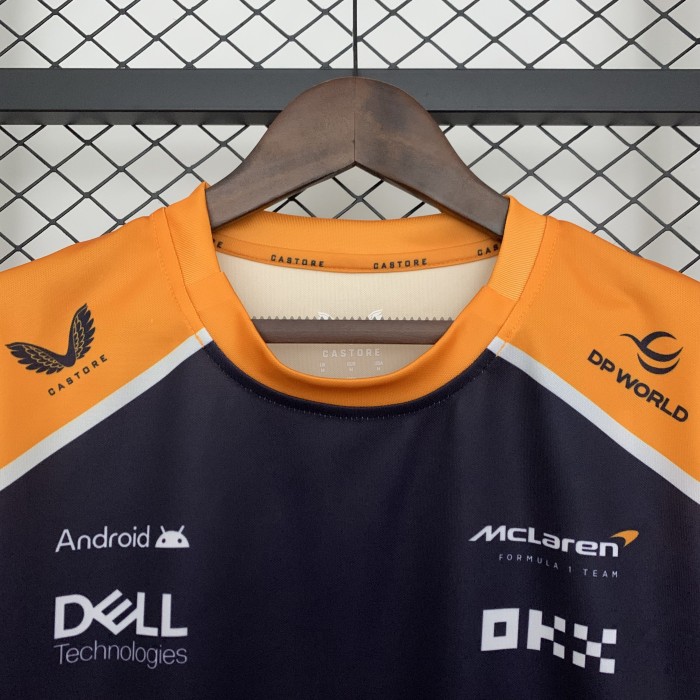 2025 McLaren T-Shirt Black NO Number
