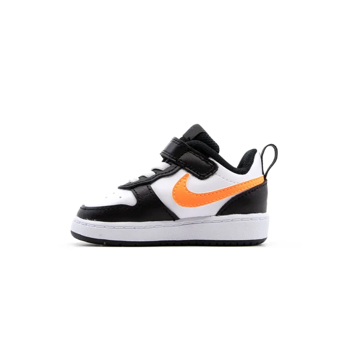 Air Force Low-Top Children's Leather Velcro Sneakers Orange Nike