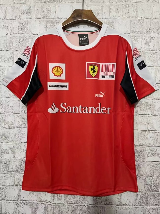 Ferrari Racing T-Shirt Retro Red NO Number