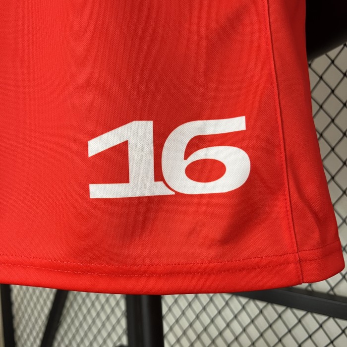 2024 Ferrari Racing T-Shirt Red NO.16