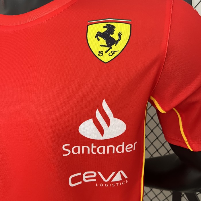 2024 Ferrari Racing T-Shirt Red NO.55