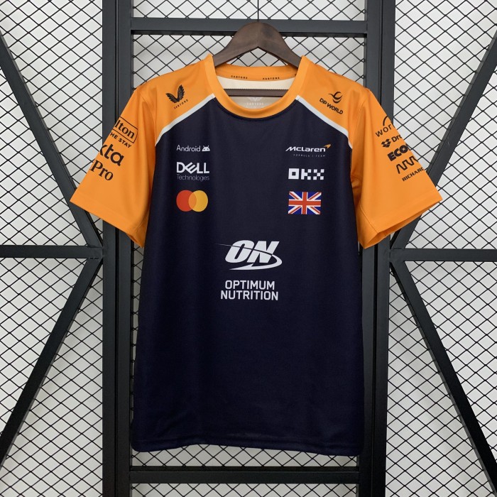 2025 McLaren T-Shirt Black NO.4 NORRIS