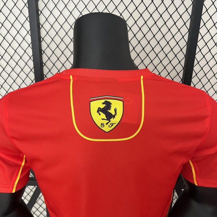 2024 Ferrari Racing T-Shirt Red NO.16