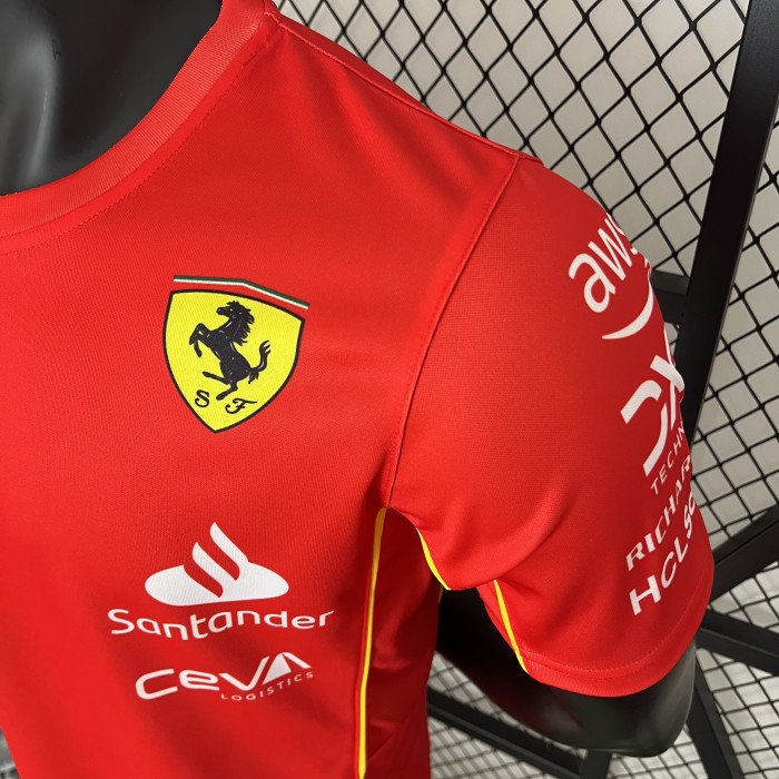 2024 Ferrari Racing T-Shirt Red NO.16