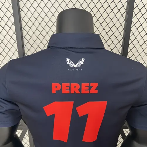 2024 Red Bull Racing Polo shirt Black NO.11 PEREZ