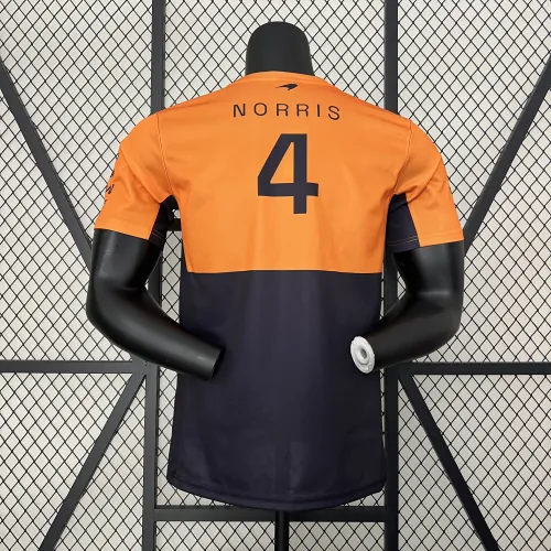 McLaren Polo Shirt Black NO.4 NORRIS