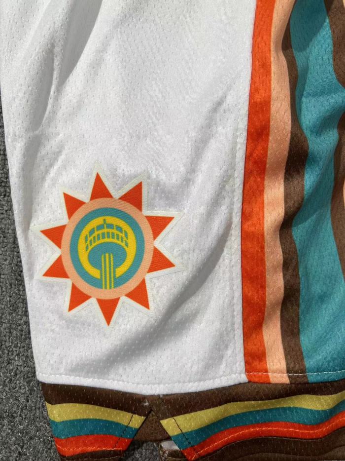 San Antonio Spurs Shorts City Edition White 2023