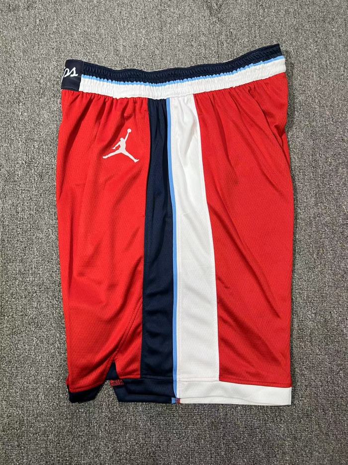 LA Clippers Shorts Statement Edition Red 24/25