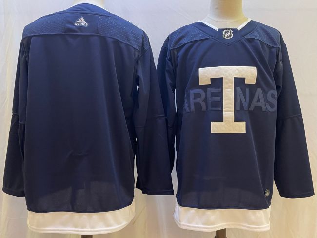 Toronto Maple Leafs Jersey Retro Blue 2022 NO Number