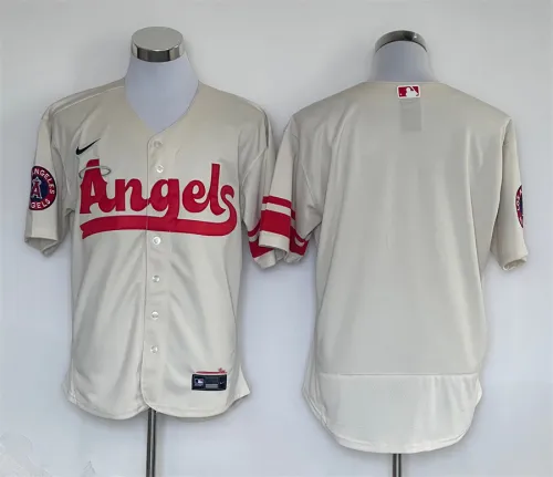 Los Angeles Angels Jersey Fan City Edition Off-White NO Number