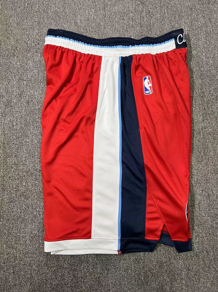 LA Clippers Shorts Statement Edition Red 24/25