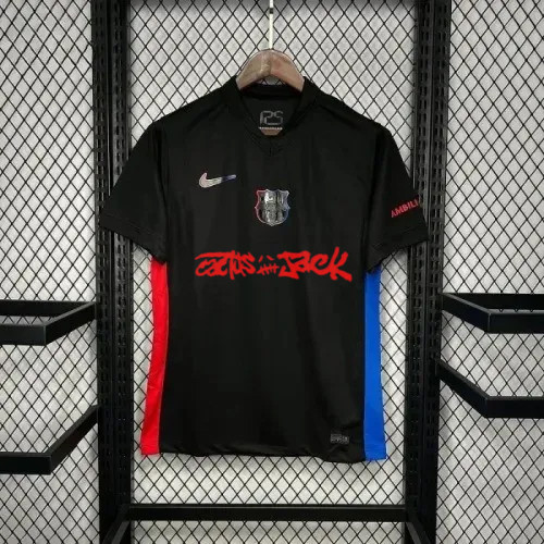 Barcelona Away Travis Scott Men Jersey 25/26