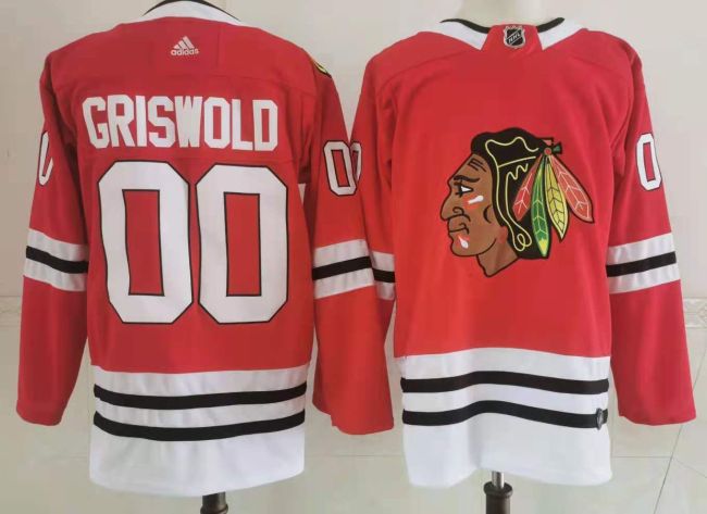 Chicago Blackhawks Breakaway Player Jersey Red NO.00 GRISWOLD