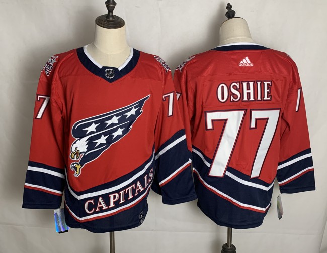 Washington Capitals 50th Anniversary Jersey Red NO.77 OSHIE