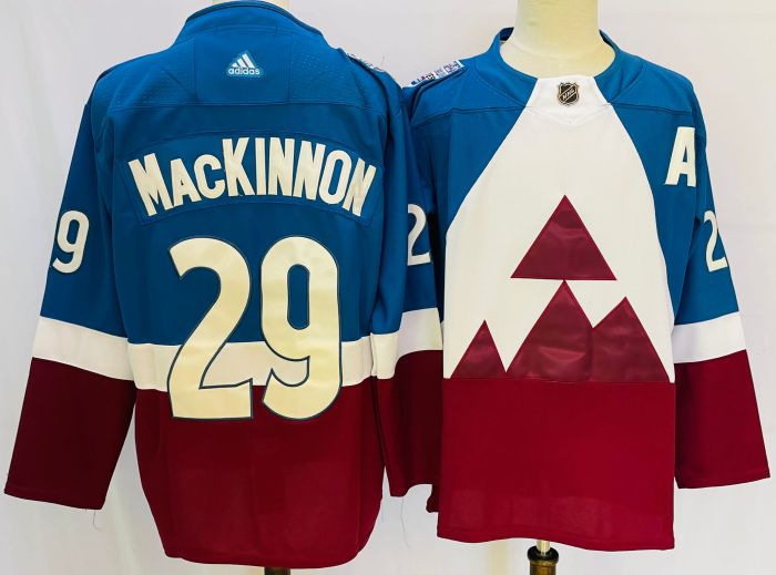 Colorado Avalanche Jersey 2020 Stadium Series Blue NO.29 MACKINNON